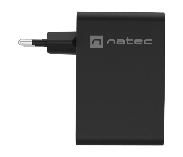 NATEC RIBERA GAN 3X USB-C + 1X USB-A 100W CZARNA NUC-2234 - 1480435 - zdjęcie 2